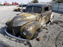 Ford Custom salvage cars for sale: 1940 Ford Deluxe