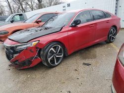 Salvage cars for sale from Copart -no: 2021 Honda Accord Sport