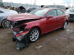 Salvage cars for sale at Elgin, IL auction: 2013 Lexus IS 250