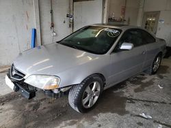 Acura salvage cars for sale: 2001 Acura 3.2CL TYPE-S