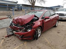 Salvage cars for sale from Copart Albuquerque, NM: 2018 Chevrolet Cruze LT