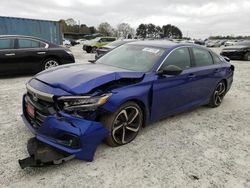 Salvage cars for sale at Loganville, GA auction: 2021 Honda Accord Sport