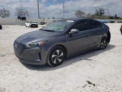 Salvage cars for sale at Homestead, FL auction: 2018 Hyundai Ioniq SEL