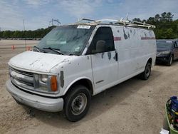 Chevrolet Express g2500 salvage cars for sale: 2002 Chevrolet Express G2500