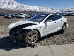 Salvage cars for sale from Copart Farr West, UT: 2012 Tesla Model S