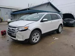 Salvage cars for sale from Copart Pekin, IL: 2014 Ford Edge SEL