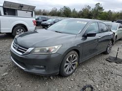 Salvage cars for sale at Memphis, TN auction: 2015 Honda Accord Sport