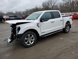 Salvage cars for sale from Copart Ellwood City, PA: 2021 Ford F150 Supercrew