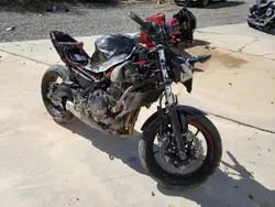 Salvage cars for sale from Copart Reno, NV: 2022 Kawasaki ER650 K