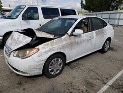 Salvage vehicles for parts for sale at auction: 2010 Hyundai Elantra Blue