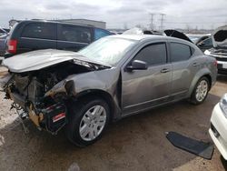 Salvage cars for sale from Copart Elgin, IL: 2012 Dodge Avenger SE