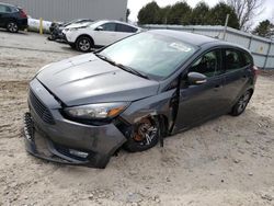 Salvage cars for sale at Mendon, MA auction: 2016 Ford Focus SE