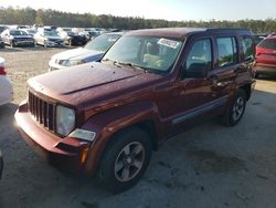 Salvage cars for sale from Copart Fort Pierce, FL: 2008 Jeep Liberty Sport