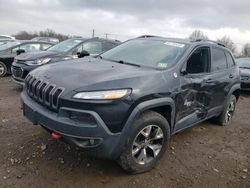 Jeep Cherokee salvage cars for sale: 2014 Jeep Cherokee Trailhawk