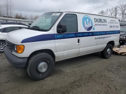 Salvage cars for sale from Copart Arlington, WA: 2004 Ford Econoline E250 Van