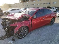 Infiniti salvage cars for sale: 2021 Infiniti Q50 RED Sport 400