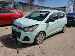 Salvage cars for sale at Albuquerque, NM auction: 2017 Chevrolet Spark LS