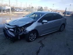 Salvage cars for sale from Copart Wheeling, IL: 2022 Toyota Corolla LE