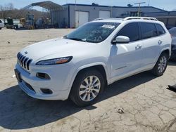 Jeep salvage cars for sale: 2018 Jeep Cherokee Overland