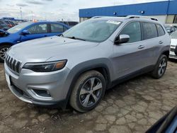 Salvage cars for sale at Woodhaven, MI auction: 2019 Jeep Cherokee Limited