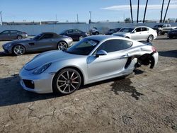 Porsche salvage cars for sale: 2014 Porsche Cayman S