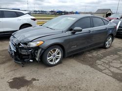 Salvage cars for sale from Copart Woodhaven, MI: 2018 Ford Fusion SE Hybrid