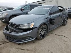 Salvage cars for sale at Chicago Heights, IL auction: 2016 Volkswagen Jetta Sport