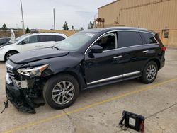 Salvage cars for sale at Gaston, SC auction: 2015 Infiniti QX60