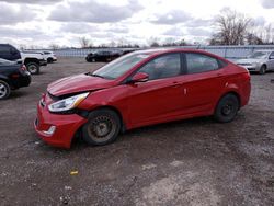 Salvage cars for sale from Copart London, ON: 2015 Hyundai Accent GLS