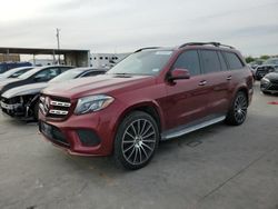 Salvage cars for sale from Copart Grand Prairie, TX: 2017 Mercedes-Benz GLS 550 4matic