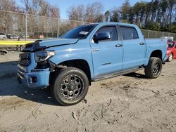 Toyota Tundra salvage cars for sale: 2019 Toyota Tundra Crewmax SR5