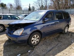 Salvage cars for sale from Copart Mendon, MA: 2006 KIA Sedona EX