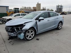 Salvage cars for sale from Copart New Orleans, LA: 2017 Chevrolet Cruze Premier