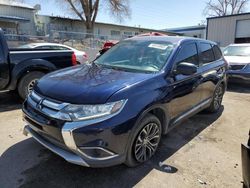 Salvage cars for sale from Copart Albuquerque, NM: 2017 Mitsubishi Outlander ES