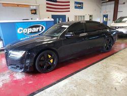 Vehiculos salvage en venta de Copart Angola, NY: 2018 Audi A8 L Quattro