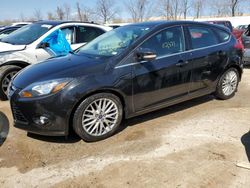 Ford Focus salvage cars for sale: 2014 Ford Focus Titanium