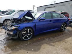 Salvage cars for sale at Chicago Heights, IL auction: 2018 Honda Accord Sport