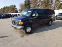 Ford salvage cars for sale: 2007 Ford Econoline E250 Van