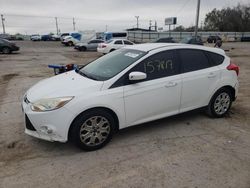 Salvage cars for sale from Copart Oklahoma City, OK: 2012 Ford Focus SE