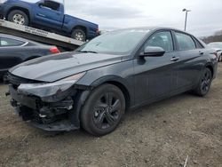 Salvage cars for sale at Assonet, MA auction: 2021 Hyundai Elantra SEL