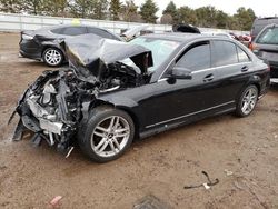 Salvage cars for sale at Elgin, IL auction: 2012 Mercedes-Benz C 300 4matic