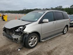 Salvage cars for sale from Copart Greenwell Springs, LA: 2006 Toyota Sienna XLE