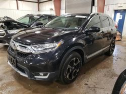 Salvage cars for sale at Lansing, MI auction: 2017 Honda CR-V Touring