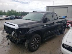 Salvage cars for sale from Copart Montgomery, AL: 2015 Toyota Tundra Double Cab SR/SR5