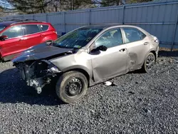 Salvage cars for sale from Copart Albany, NY: 2016 Toyota Corolla L
