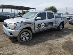 Toyota salvage cars for sale: 2013 Toyota Tacoma Double Cab Prerunner Long BED