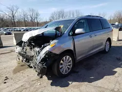 Salvage cars for sale at Marlboro, NY auction: 2015 Toyota Sienna XLE