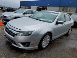 Salvage cars for sale at Woodhaven, MI auction: 2010 Ford Fusion Hybrid