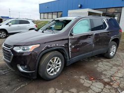 Salvage cars for sale from Copart Woodhaven, MI: 2020 Chevrolet Traverse LT