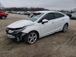 Salvage cars for sale from Copart Des Moines, IA: 2018 Chevrolet Cruze Premier